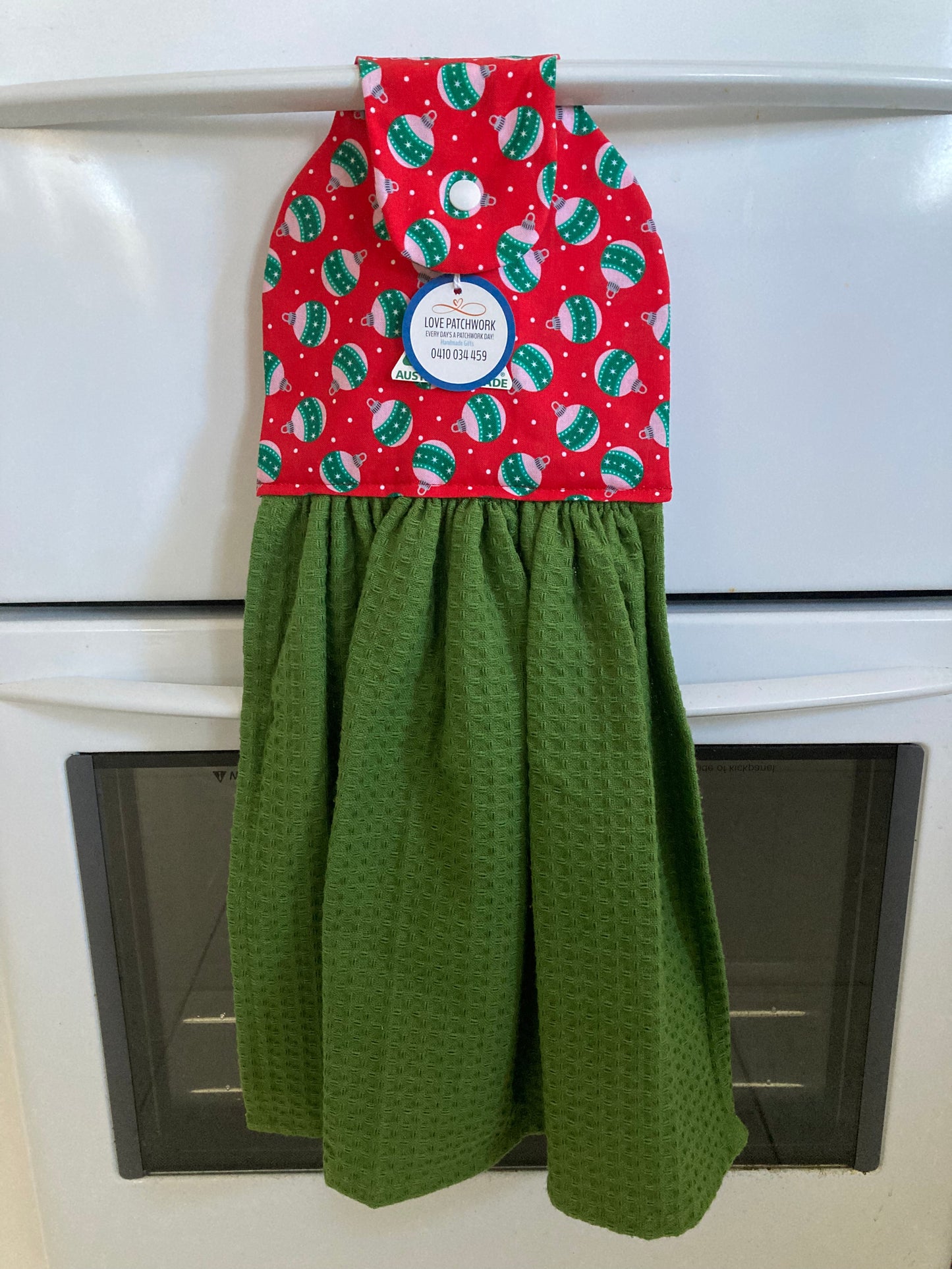 Tea Towel - Christmas Baubles