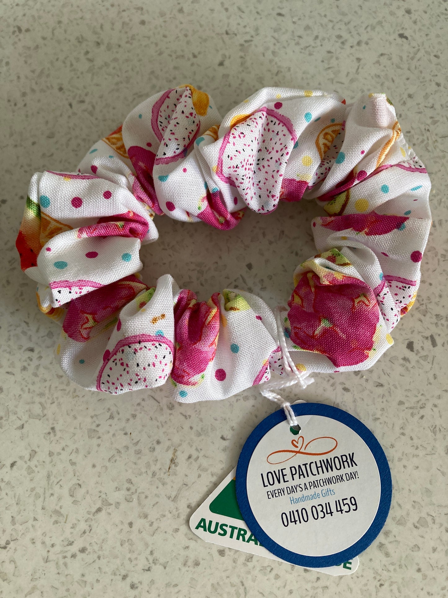 Gift Sets - Keyring & Lip Balm Holder & Hair Scrunchie (Fruit)