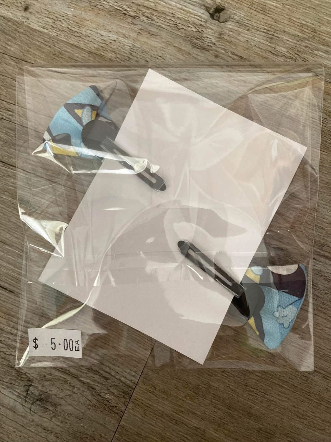 Hair Bows & Clips - Set of 2 (Bluey)