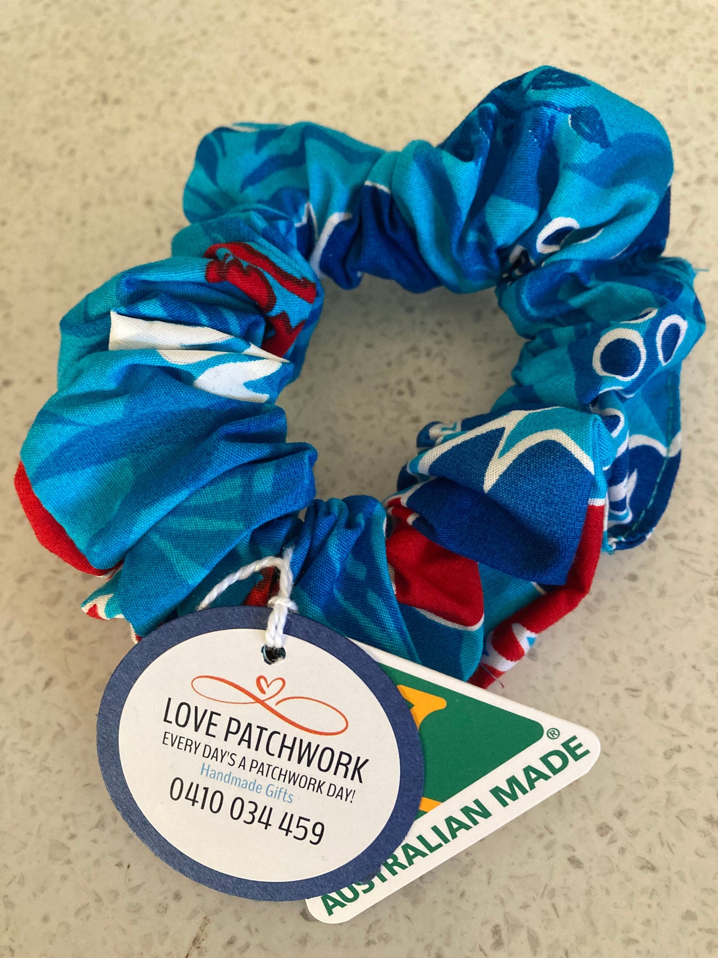 Hair Scrunchie - Beach