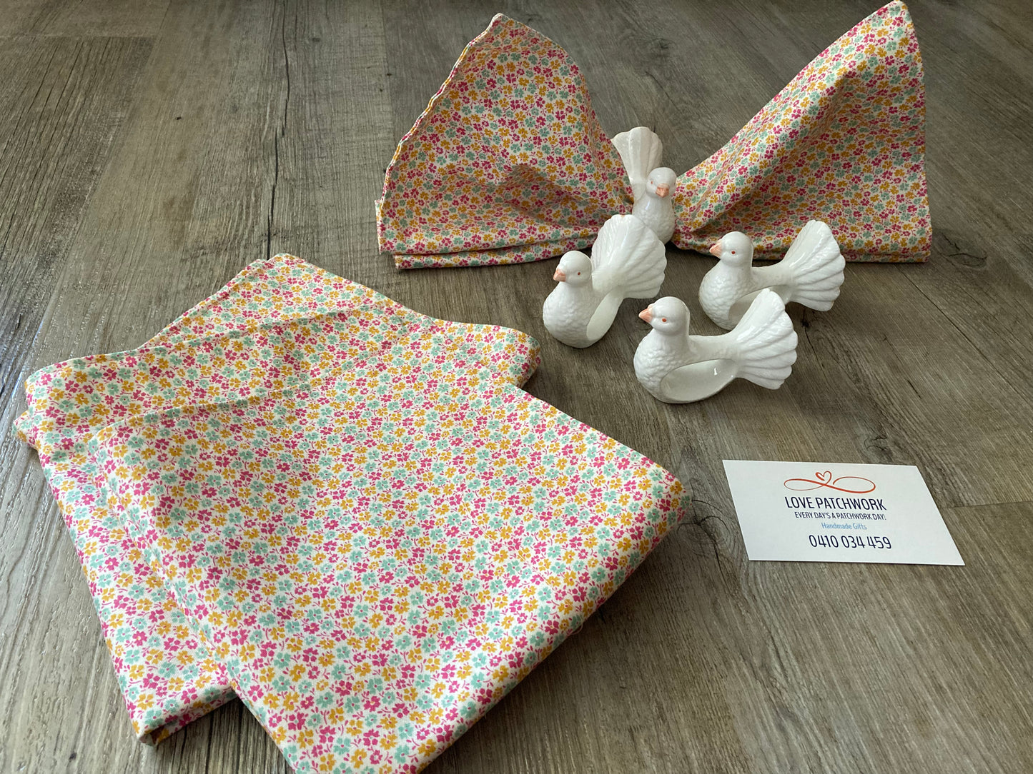 Reusable Serviettes & Serviette Rings Sets