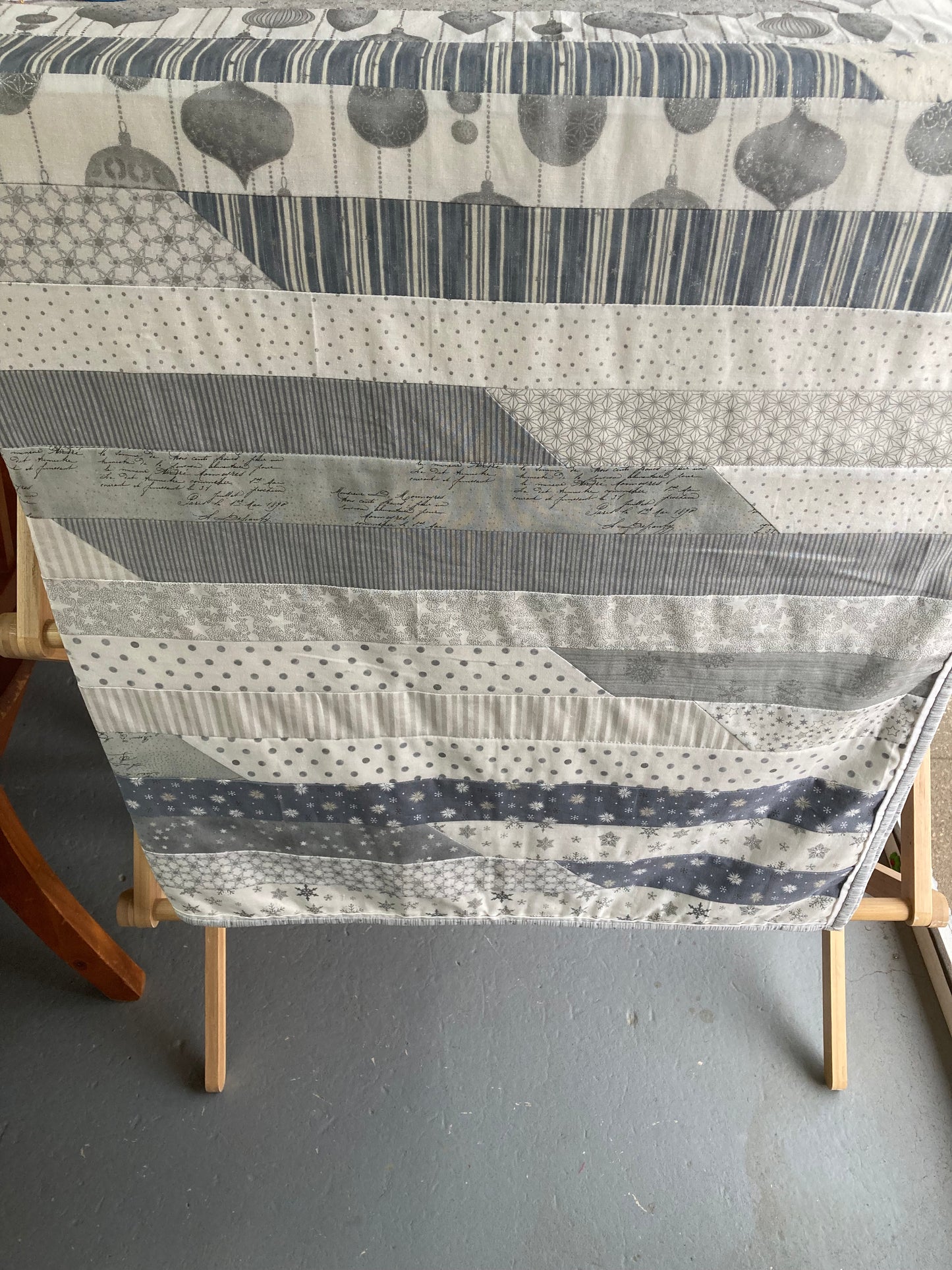 Patchwork Quilt for Baby's First Christmas to enjoy the Magical Moments playing on the floor Playmat to Single Bed Size - Love Patchwork