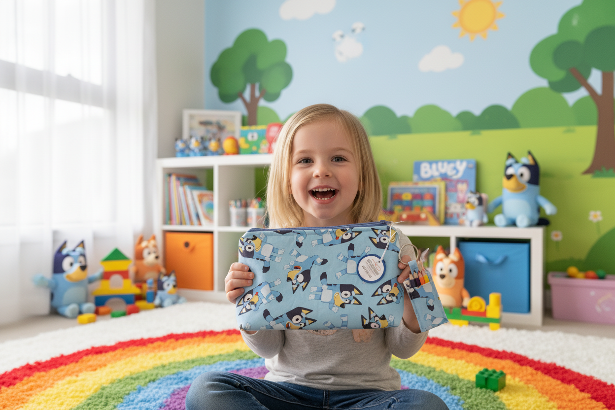 Bluey gift set with child