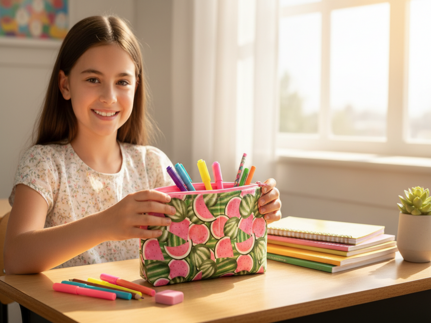 Watermelon pouch back to school