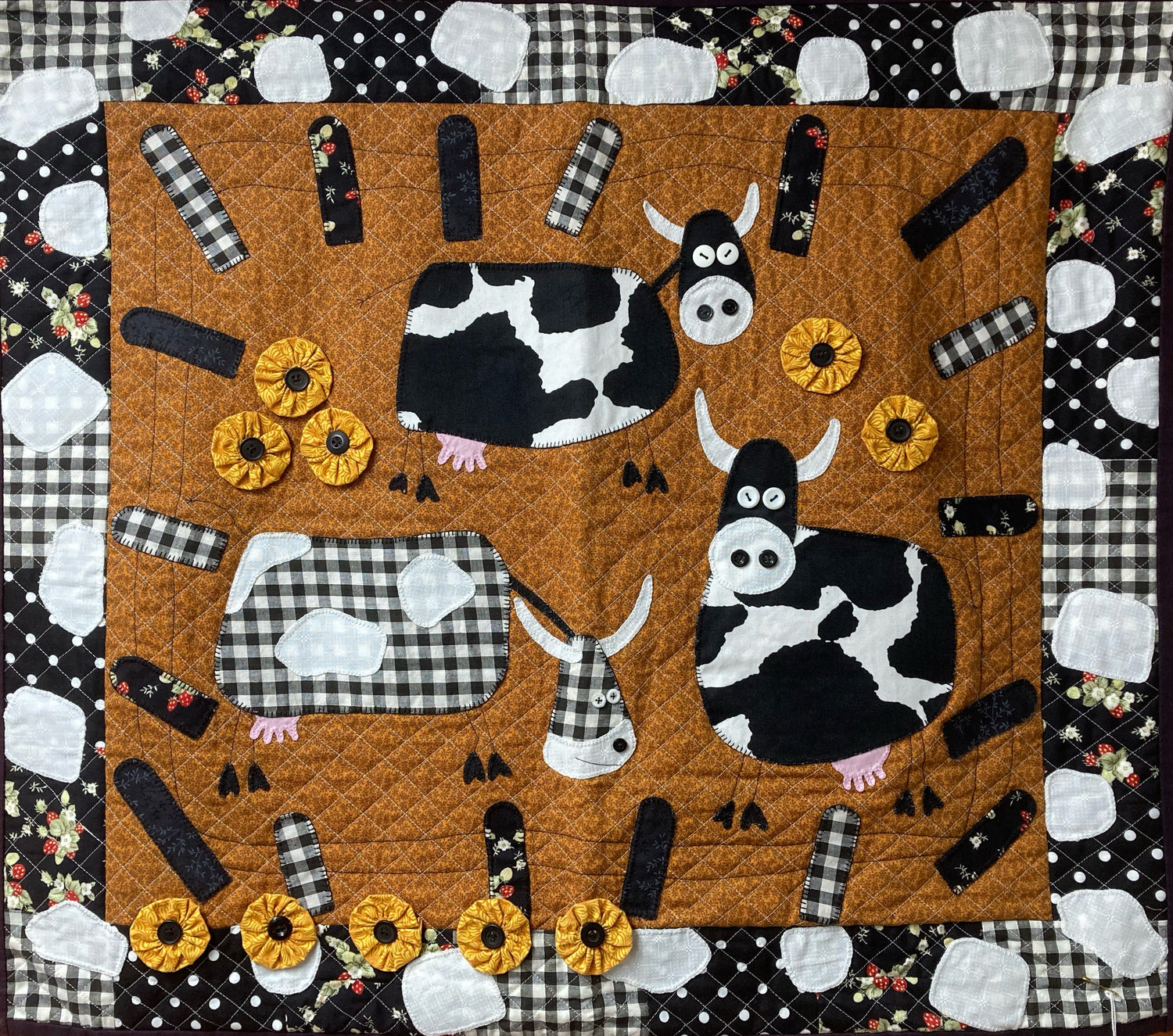 Handmade wall hangings with vibrant patterns and quilted designs - Australian made home décor