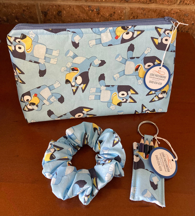 Handmade gift sets with coordinating accessories in matching fabrics - Australian made ready-to-gift bundles