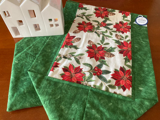 Table Runner - Christmas (Poinsettia design)