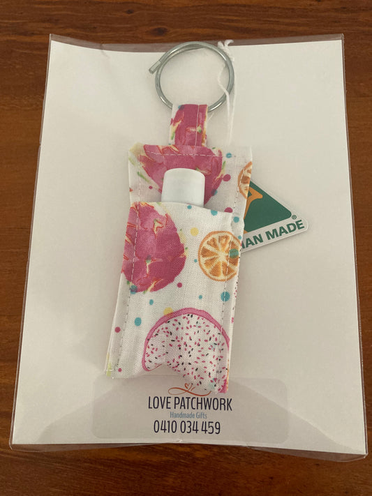 Gift Sets - Keyring & Lip Balm Holder & Hair Scrunchie (Fruit)