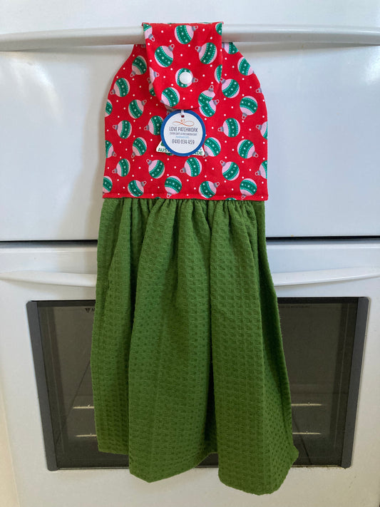 Tea Towel - Christmas Baubles