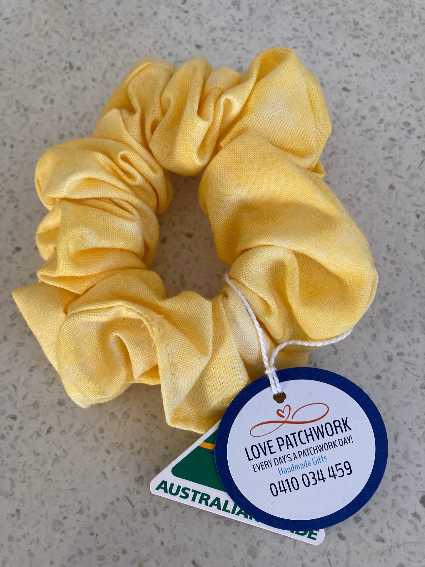 Hair Scrunchie - Yellow