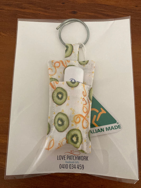 Gift Sets - Keyring & Lip Balm Holder & Hair Scrunchie (Kiwi Fruit)