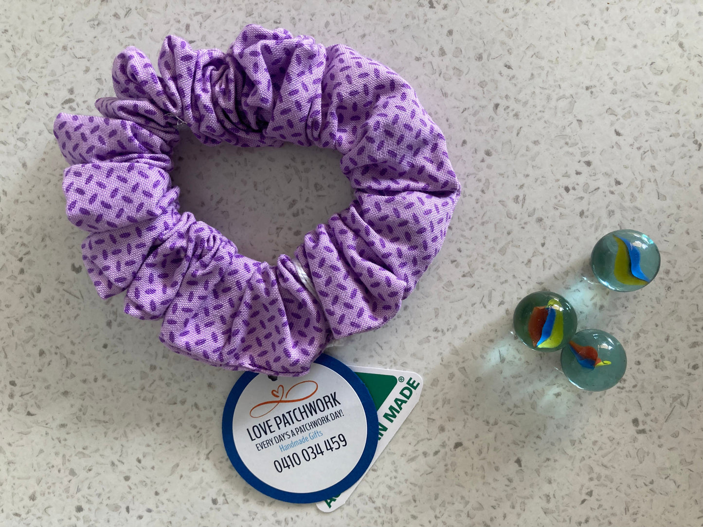 Discreet Fidget - Wrist Hair Scrunchie (Purple)