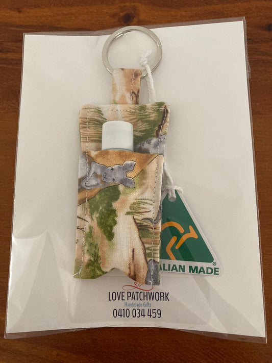 Keyring & Lip Balm Holder - Australian Animals