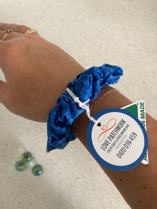 Discreet Fidget - Wrist Hair Scrunchie (Blue)