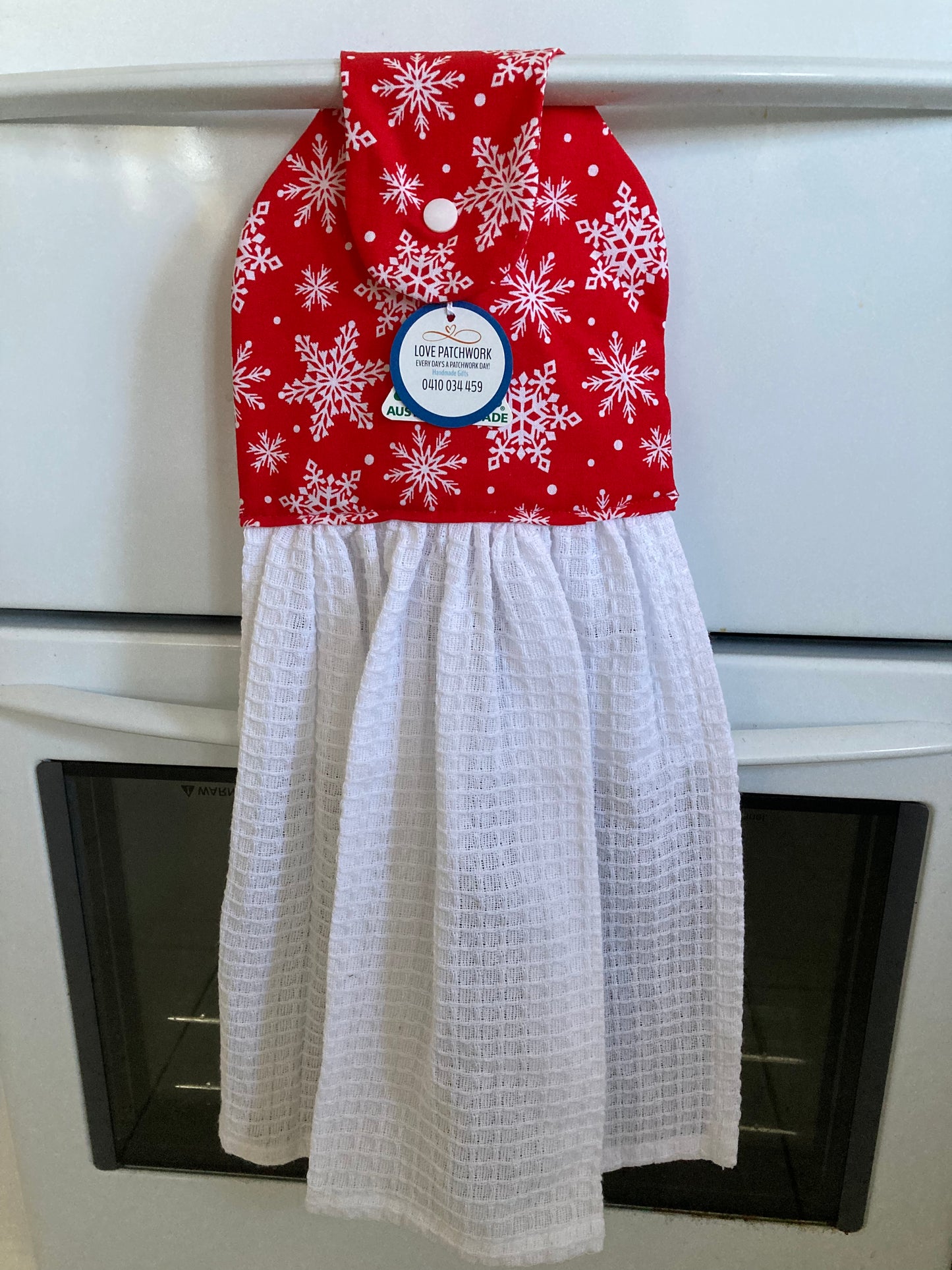 Tea Towel - Christmas Snowflakes