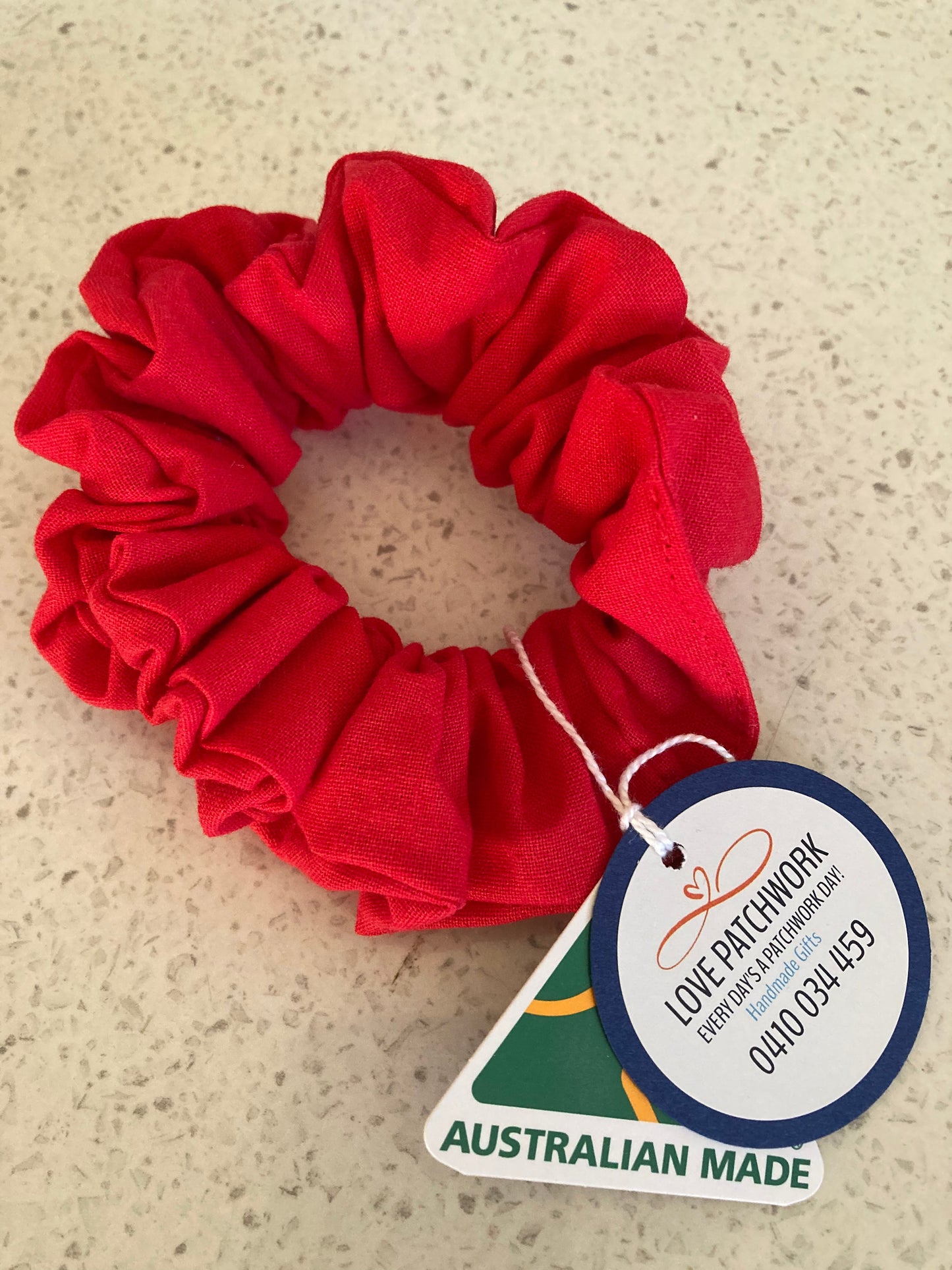 Hair Scrunchie - Red