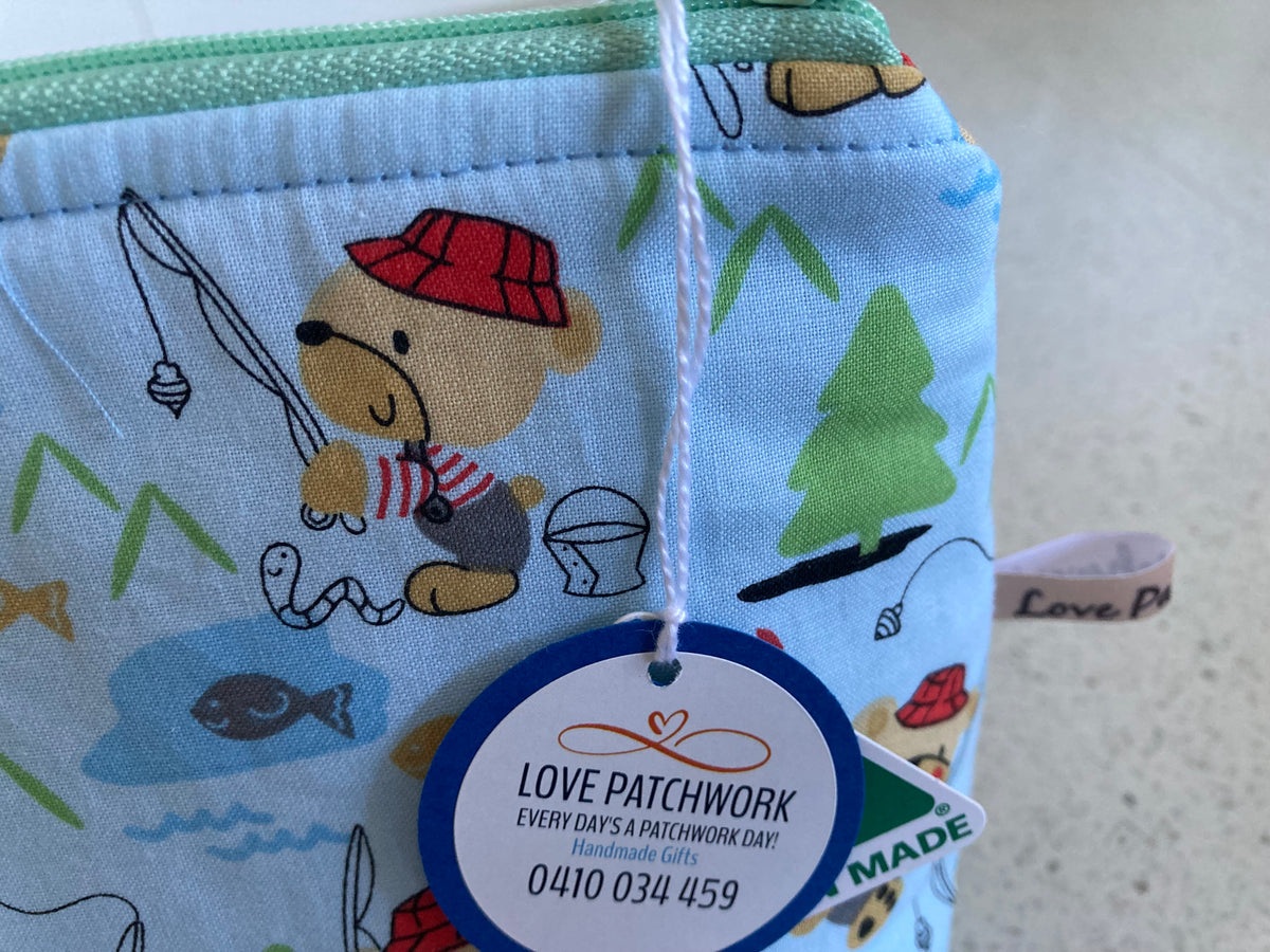 Bears Fishing Gift Set - Two Zipper Pouches
