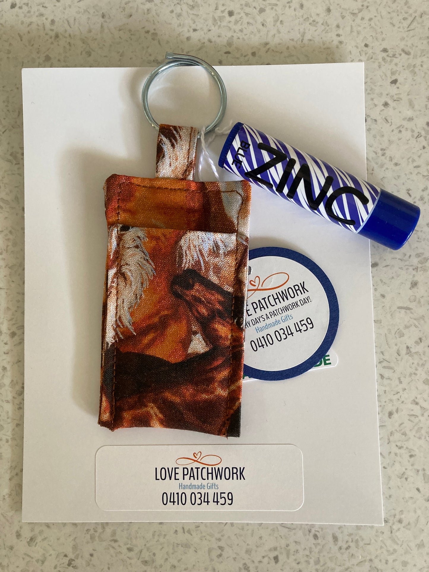 Gift Sets - Utility Pouch, Hair Scrunchie & Zinc Holder Keyring (Horses)