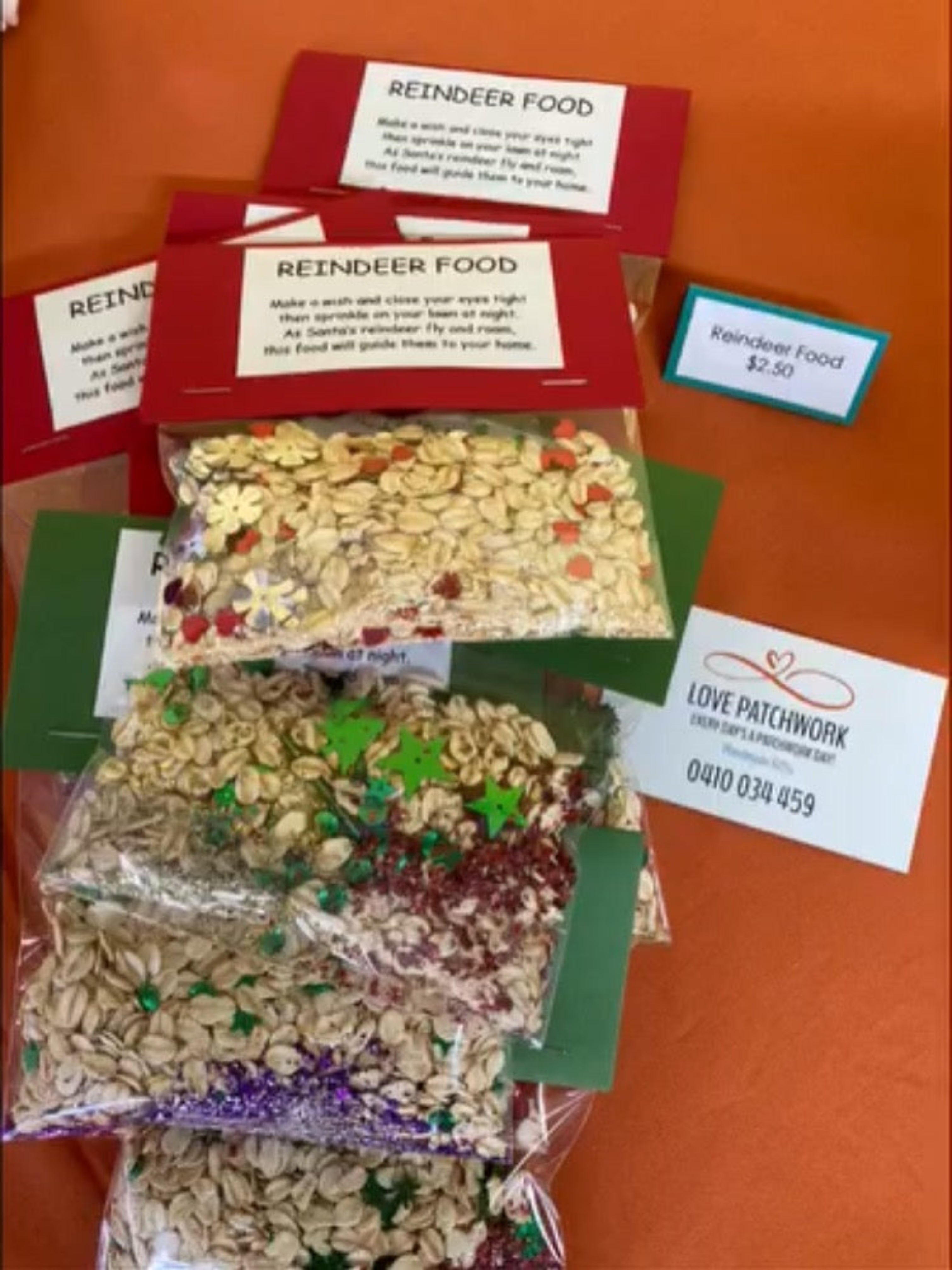 Reindeer Food - Magic Oats & Sparkle for Christmas Eve | Love Patchwork