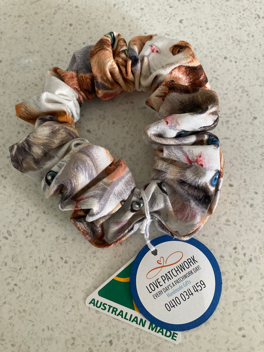Hair Scrunchie - Cats