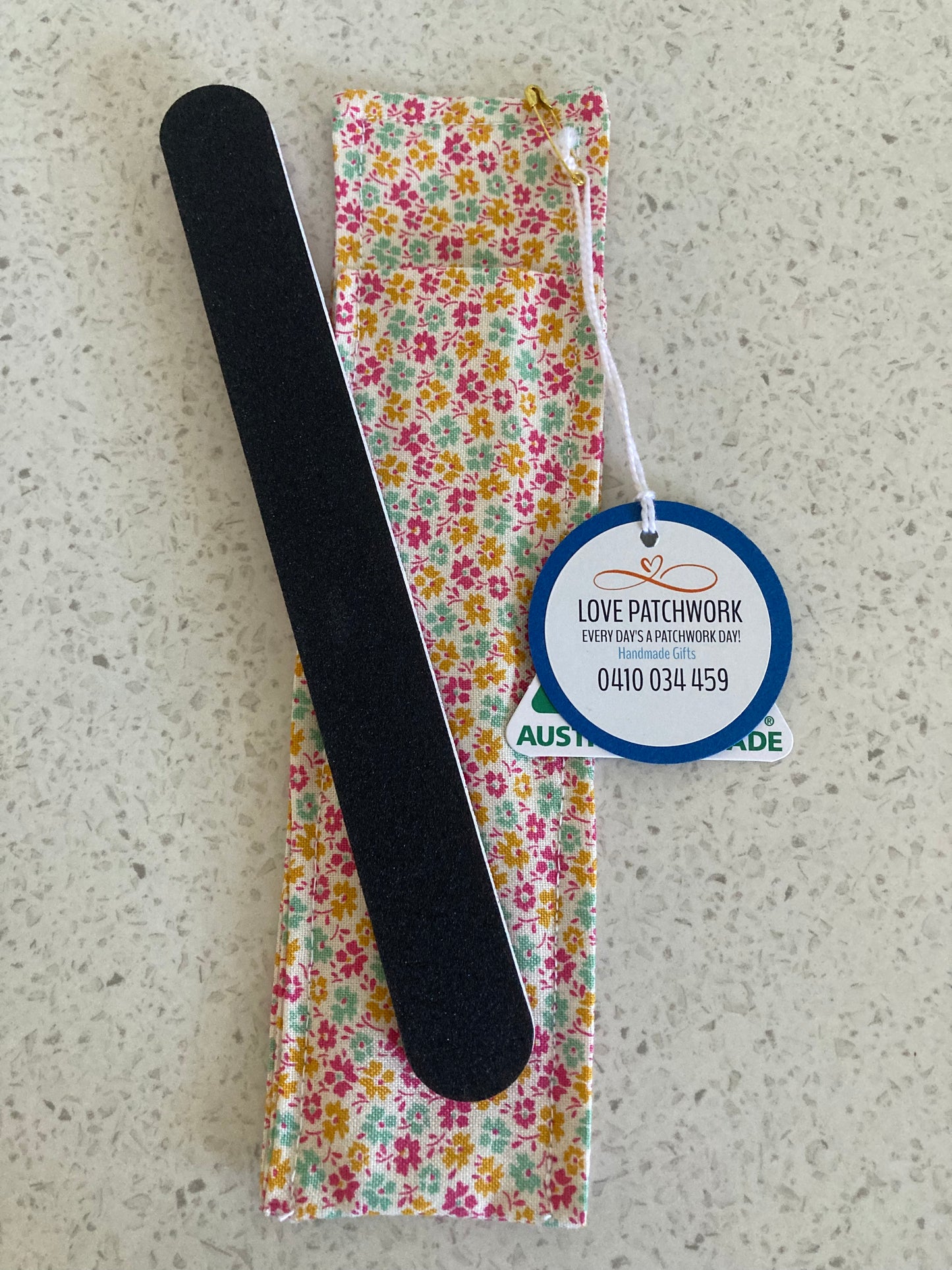 Nail File Holder - Tilda Collection Floral