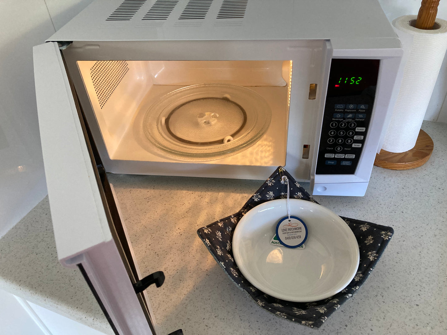 Microwave Bowl Holders - Small Size (Grey)