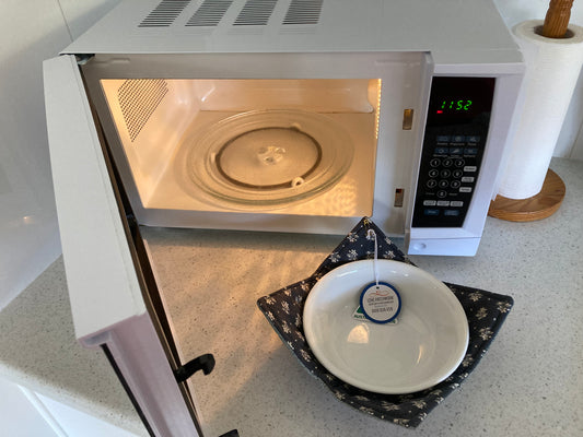Microwave Bowl Holders - Small Size (Grey)
