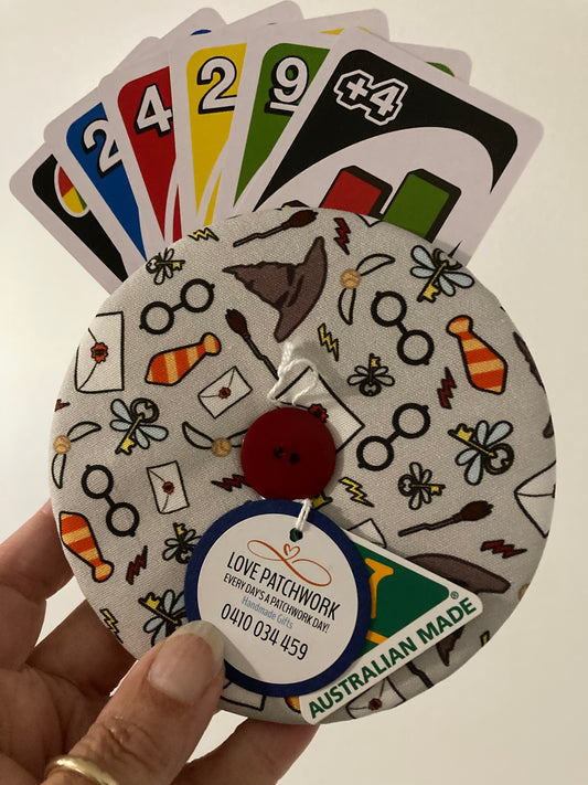 Helping Hand Playing Card Holder from recycled CD or DVD great for children to hold multiple cards or someone with arthritic hands