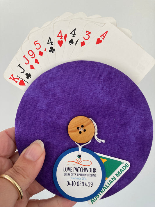 Helping Hand Playing Card Holder from recycled CD or DVD great for children to hold multiple cards or someone with arthritic hands
