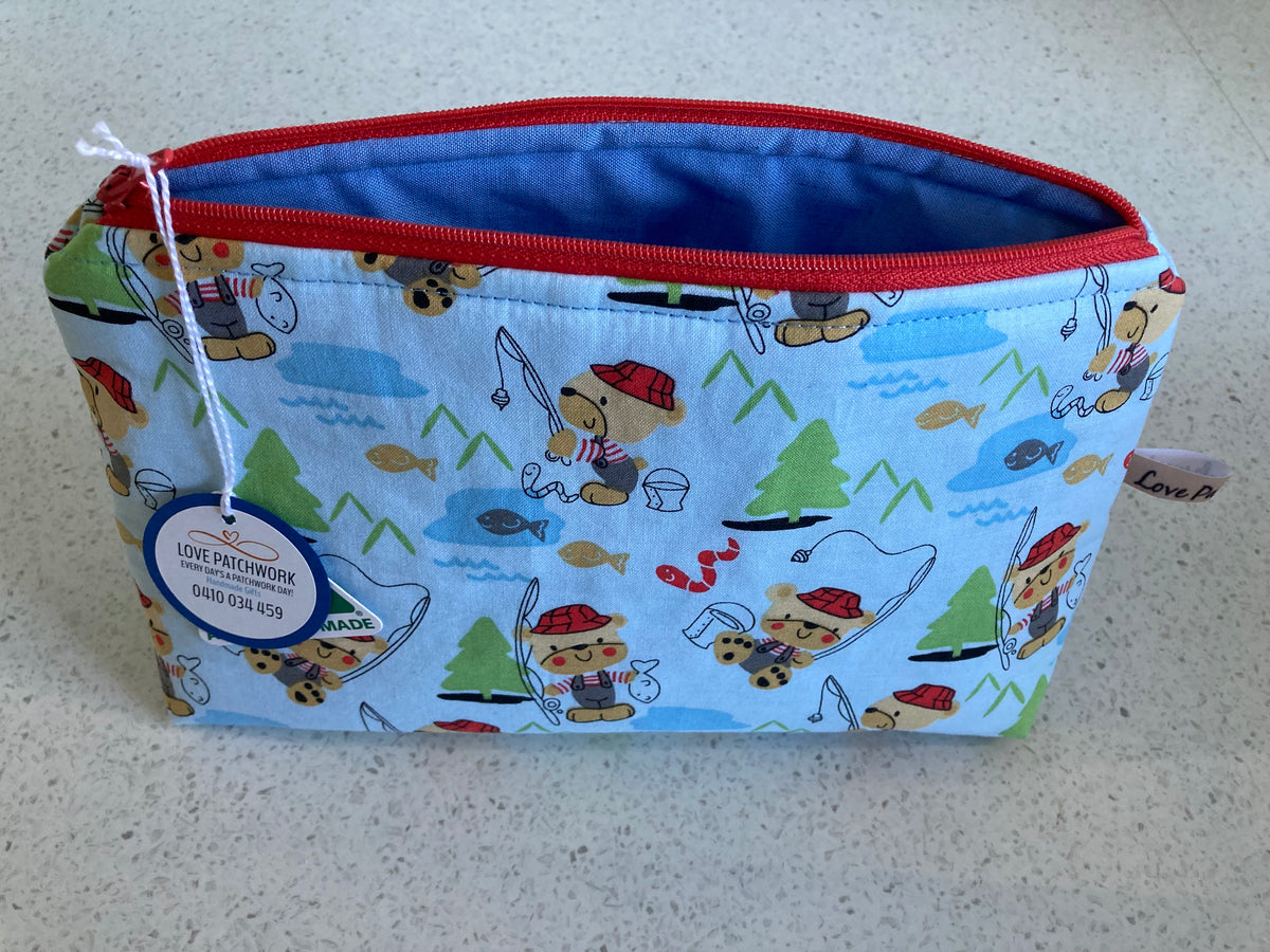Bears Fishing Gift Set - Two Zipper Pouches