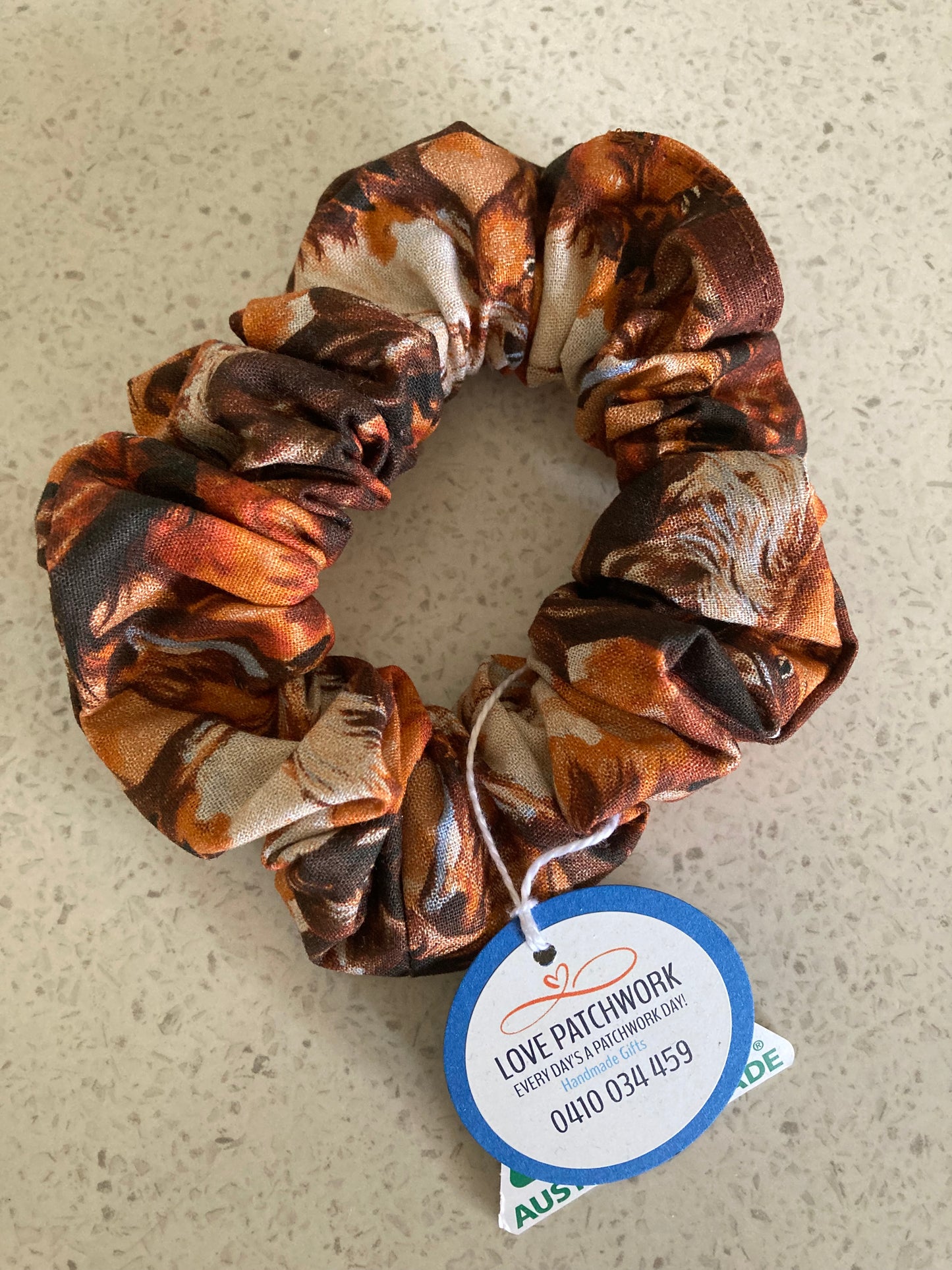 Gift Sets - Utility Pouch, Hair Scrunchie & Zinc Holder Keyring (Horses)