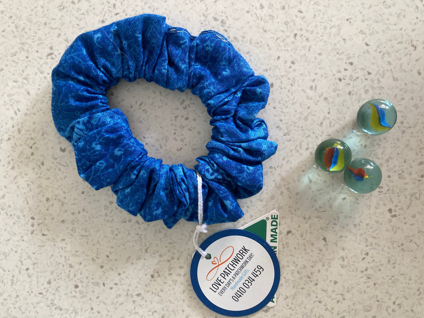 Discreet Fidget - Wrist Hair Scrunchie (Blue)
