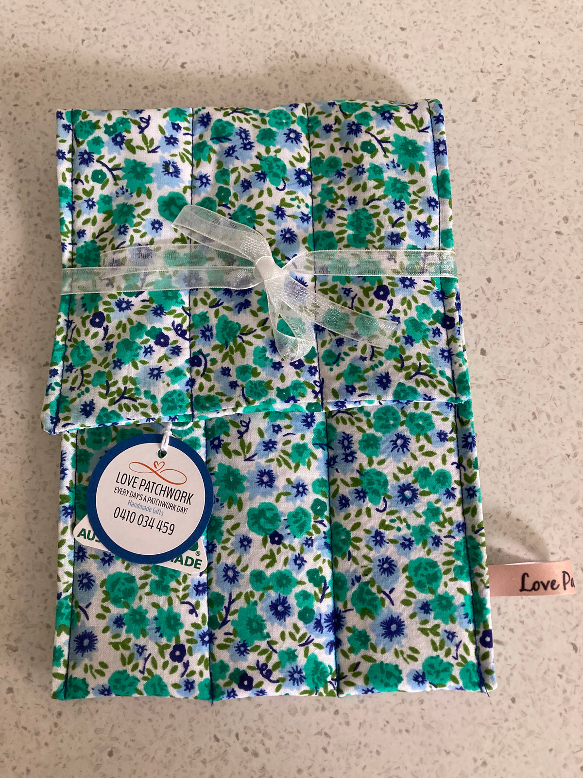 Mini Floral Print Cutlery Travel Pouch - Reusable Stainless Steel Set