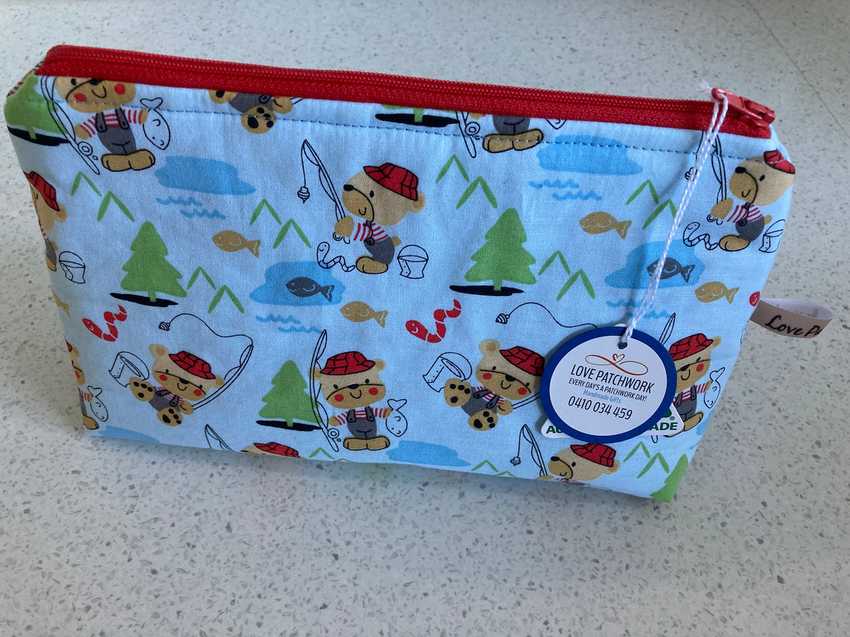 Bears Fishing Gift Set - Two Zipper Pouches