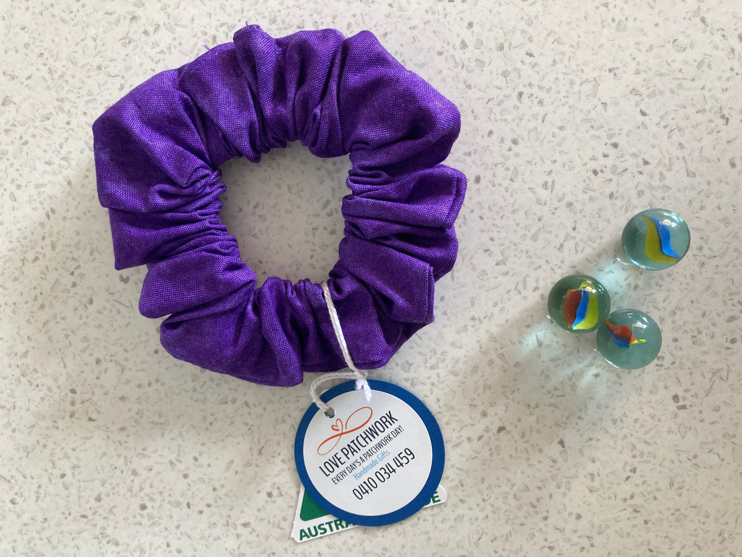 Discreet Fidget - Wrist Hair Scrunchie (Purple)