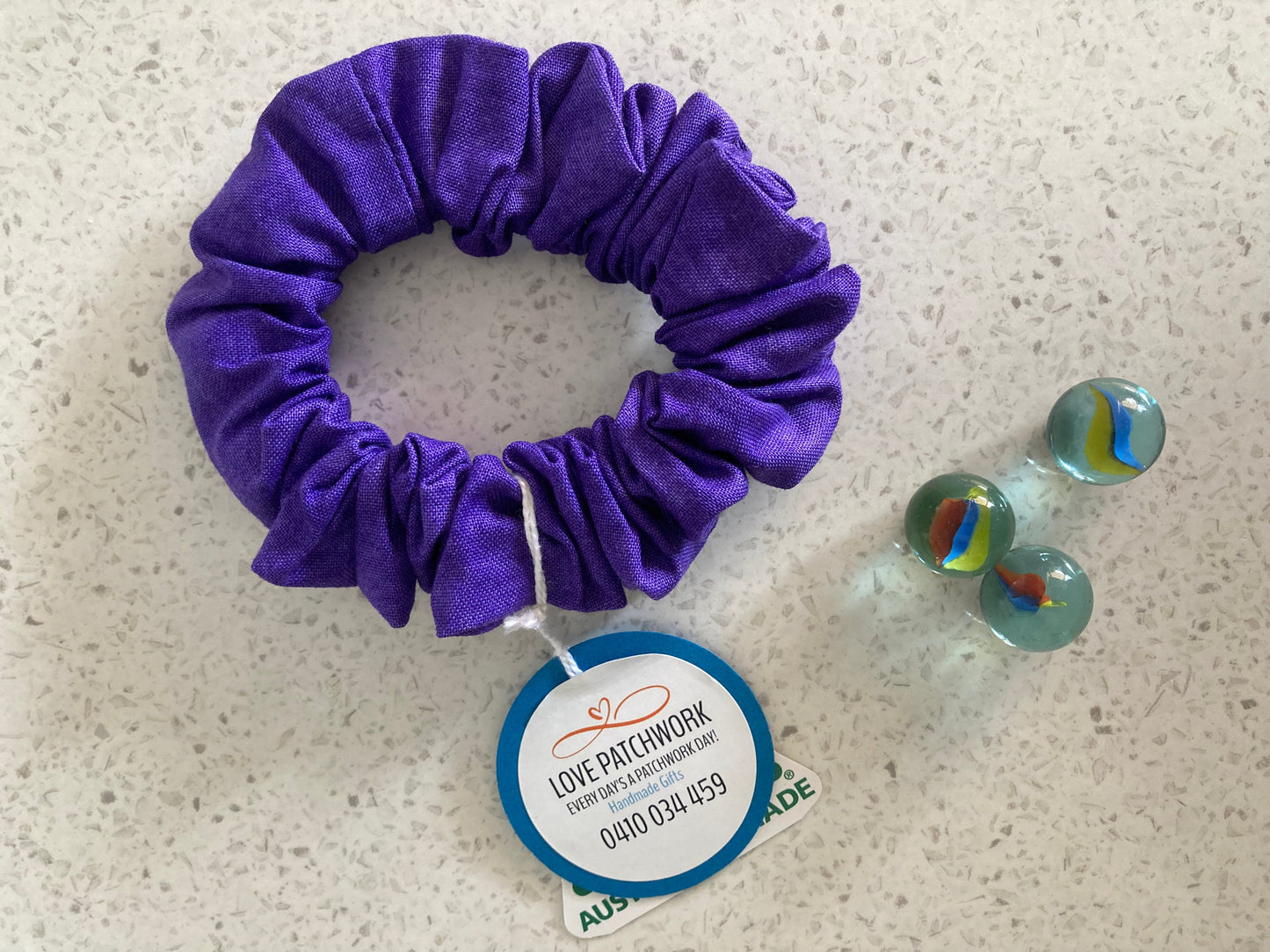 Discreet Fidget - Wrist Hair Scrunchie (Purple)