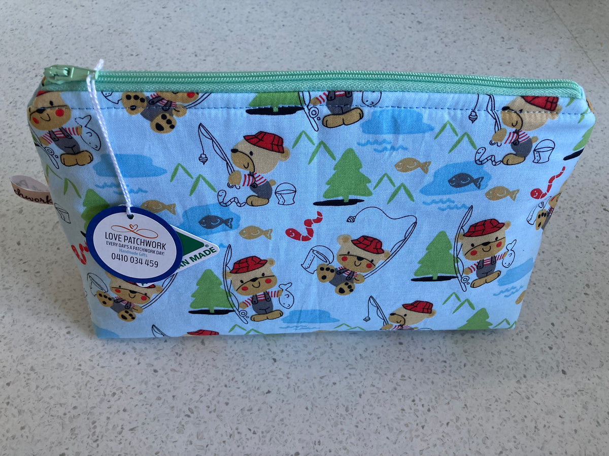 Bears Fishing Gift Set - Two Zipper Pouches