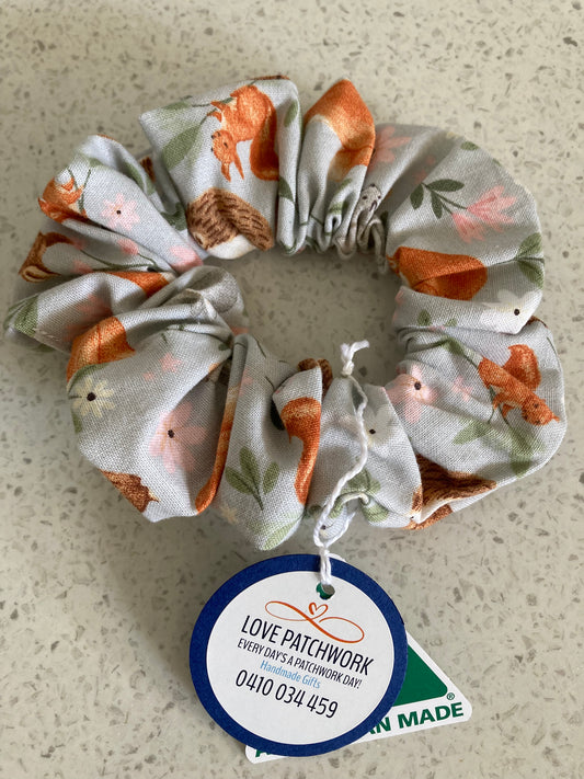 Gift Sets - Cosmetic Pouch, Nail File Holder & Hair Scrunchie (Woodland Animals)