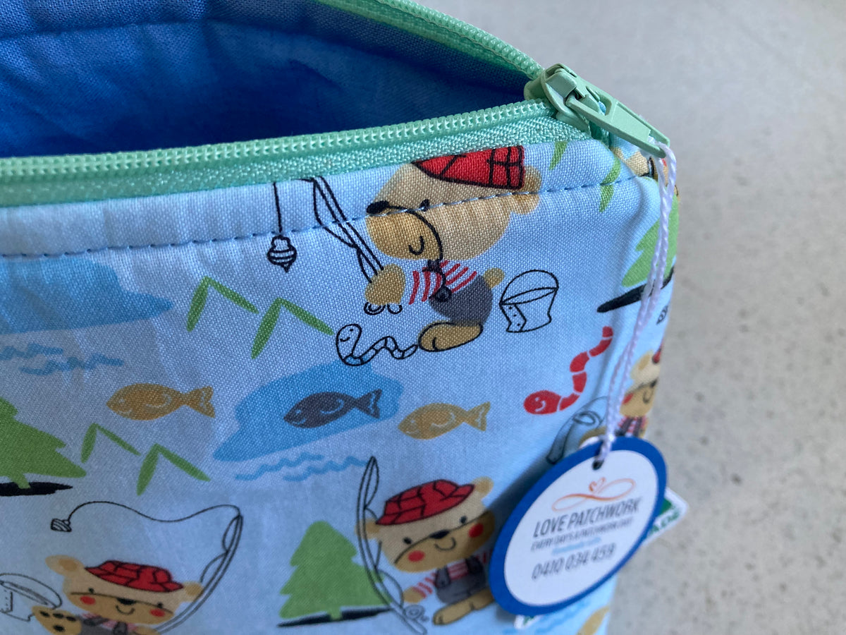Bears Fishing Gift Set - Two Zipper Pouches