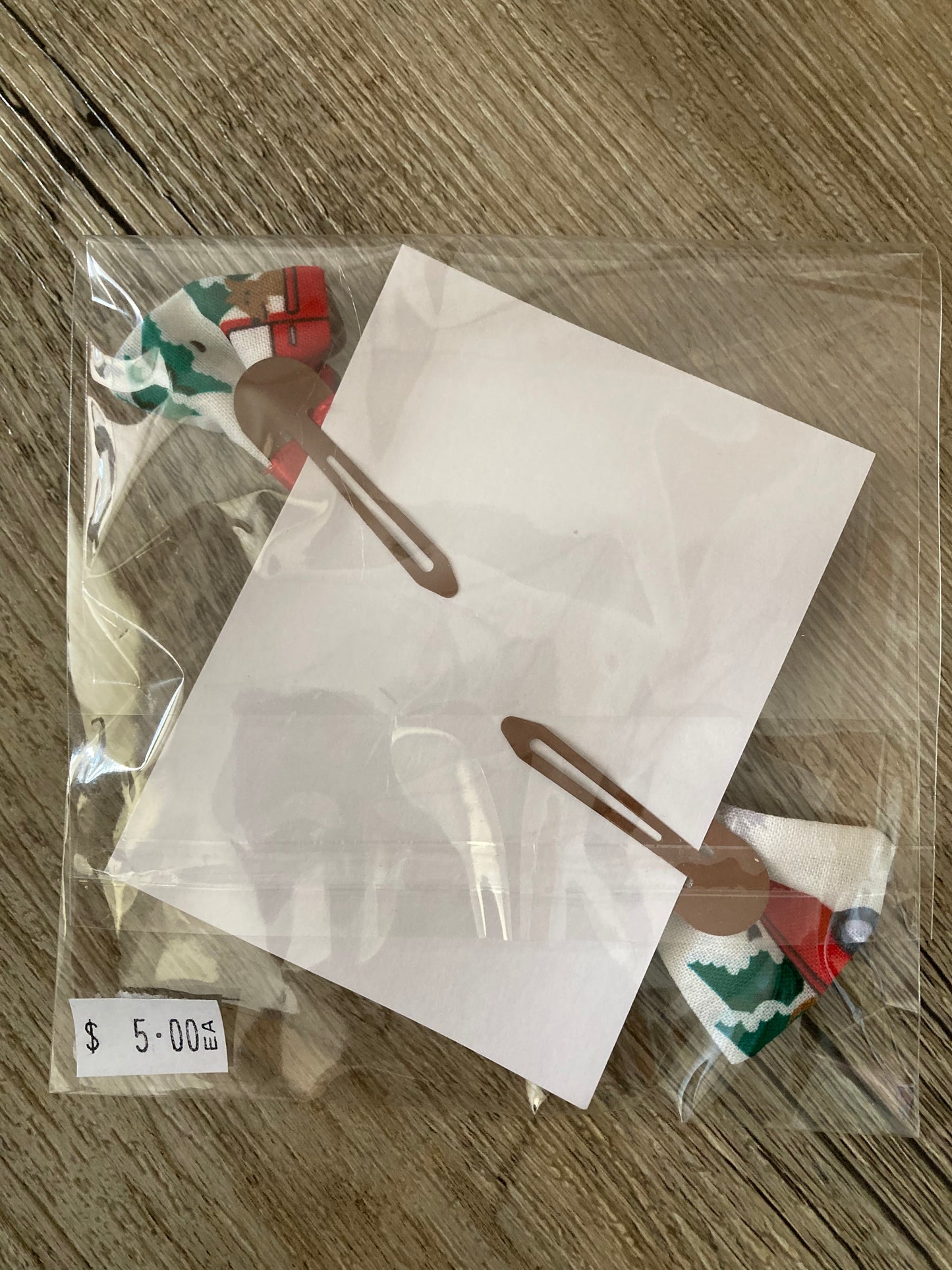 Hair Bows & Clips - Set of 2 (Christmas Truck)
