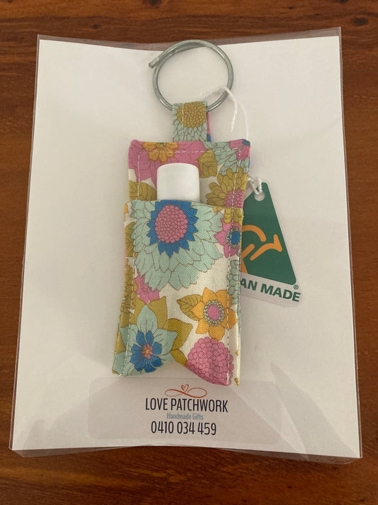 Keyring & Lip Balm Holder - Tilda Floral