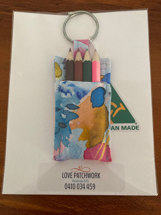 Keyring & Pencil Holder - Art