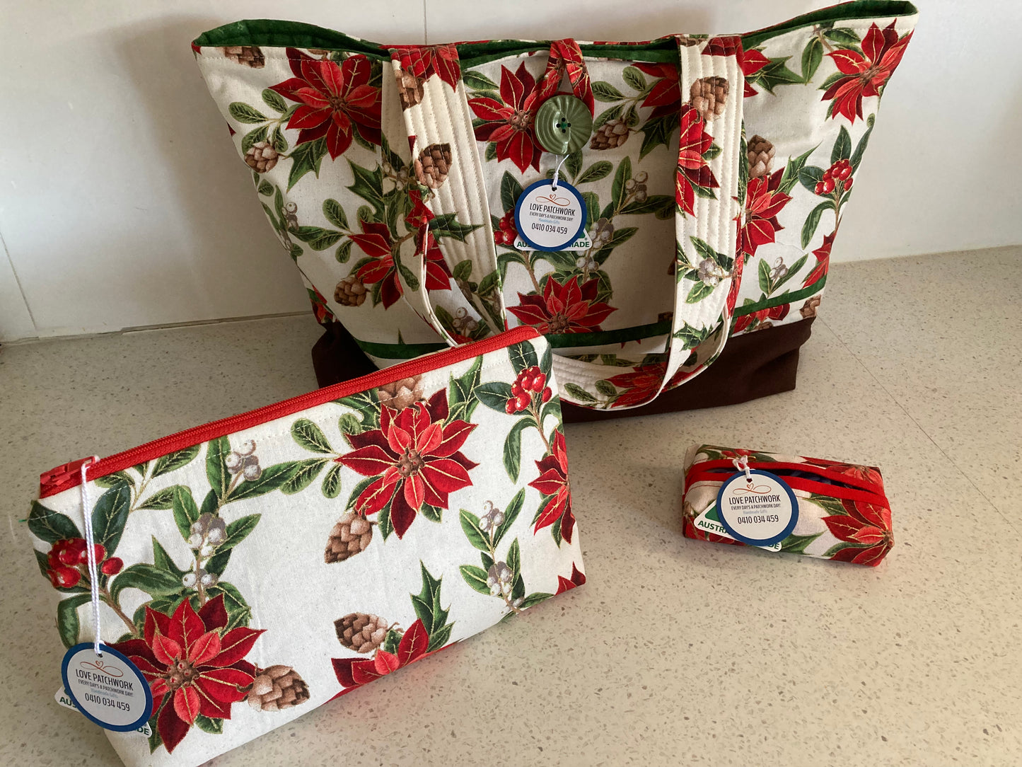 Christmas Tote Bag Gift Set - Festive Holiday Organisation