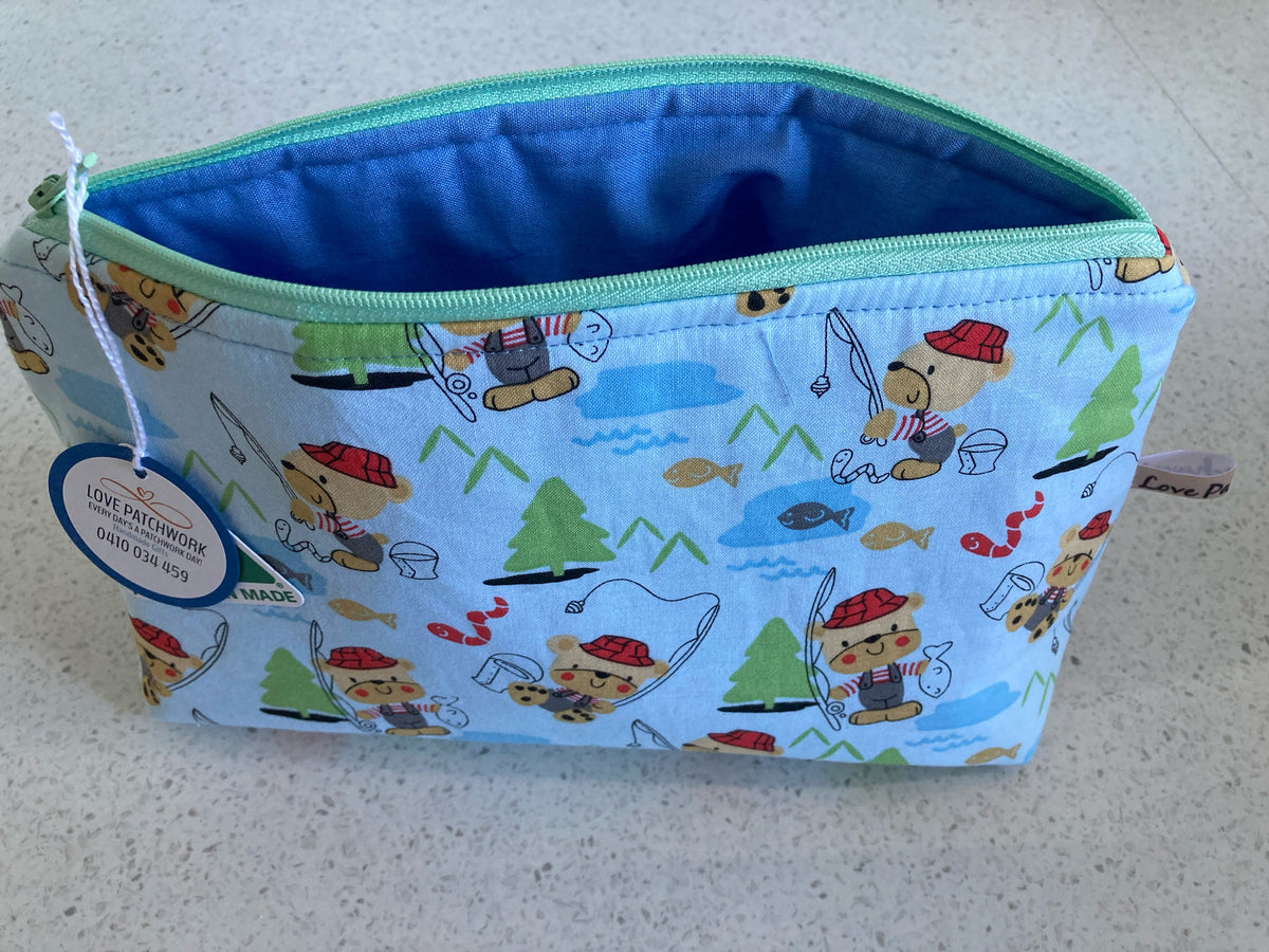 Bears Fishing Gift Set - Two Zipper Pouches