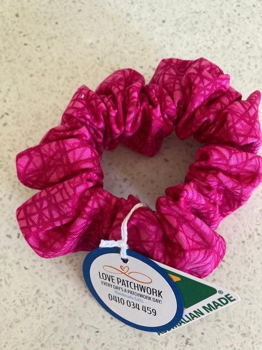 Hair Scrunchie - Hot Pink