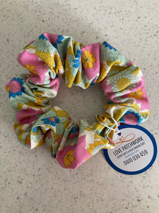 Hair Scrunchie - Bright Floral