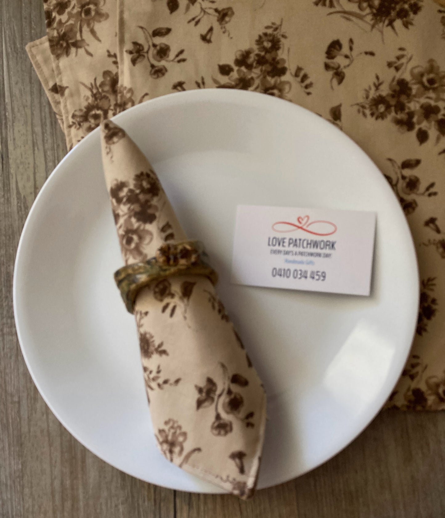 Reusable Serviettes & Serviette Rings Sets