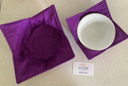 Microwave Bowl Holders - Medium Size (Purple)