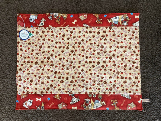 Pet Placemat - Paw Print