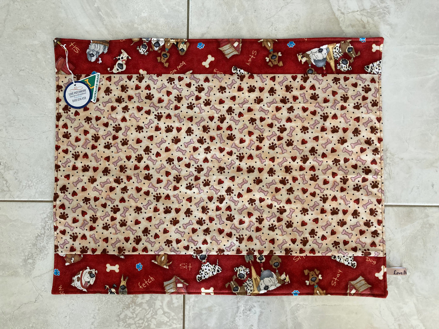 Pet Placemat - Paw Print
